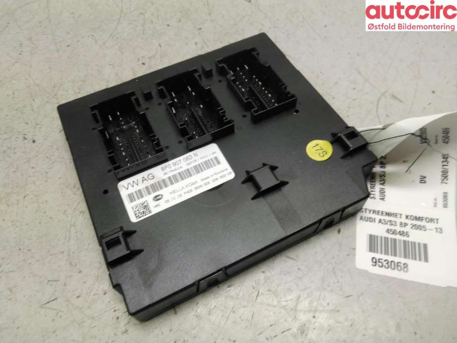 Styreenhet comfort (BCM) til Audi A3 2009-2012 (Type II, Fase 2) (AUDI|)