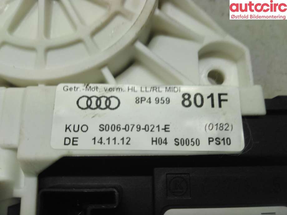 Ruteheis venstre bak til Audi A3 2009-2012 (Type II, Fase 2) (AUDI|)