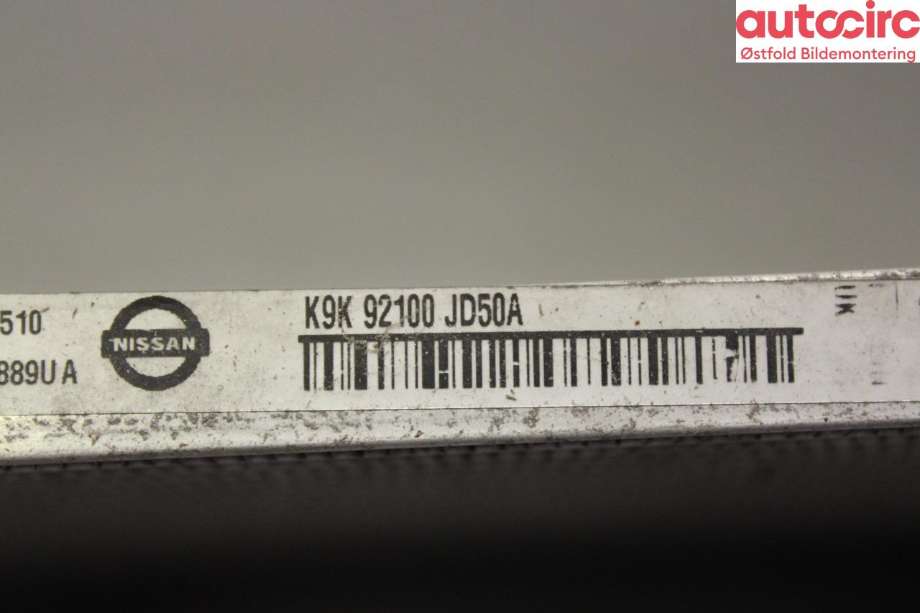 Aircondition radiator til Nissan Qashqai 2010-2014 (Type I, Fase 2) (NISSAN|92100JD50A|)