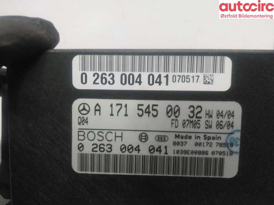 Styreenhet parkering til Mercedes SLK 2005-2011 (R171) (R171) (MERCEDES|A 171 545 00 32|)