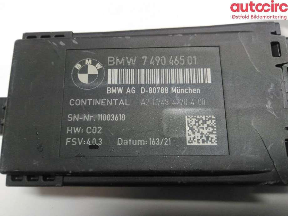 Styreenhet sete til BMW X7 2018-->> (G07) (G07) (BMW X7 XDRIVE40D|61 35 7 490 465|)