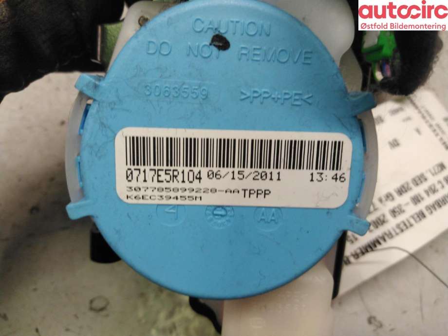 Airbag beltestrammer til Mercedes C-Klasse 2011-2014 (Fase 2) (W204) (W204) (MERCEDES|A 204 860 34 86|)