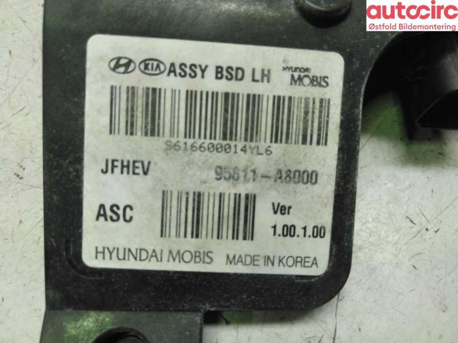 Parkeringssensor bak til Kia Optima 2017-2020  (KIA|95811A8000|)