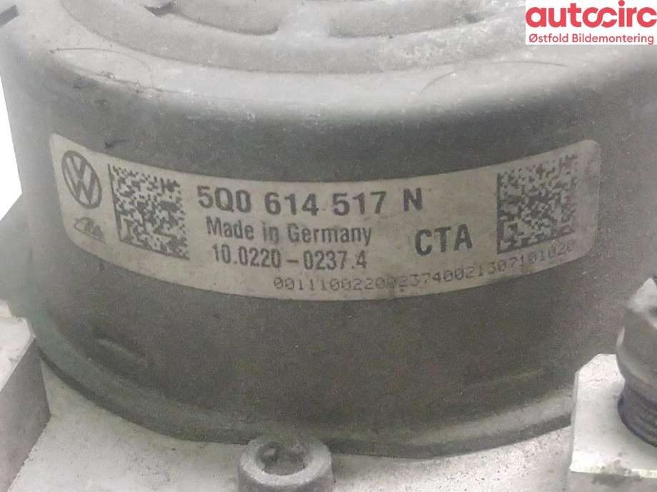 ABS sentral til Audi A3 2012-2016 (Type III, Fase 1)  (AUDI|5Q0 614 517 N|)