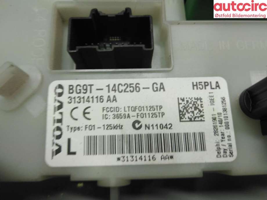 Styreenhet comfort (BCM) til Volvo XC60 2008-2013 (Type I, Fase 1)  (VOLVO||31314116)