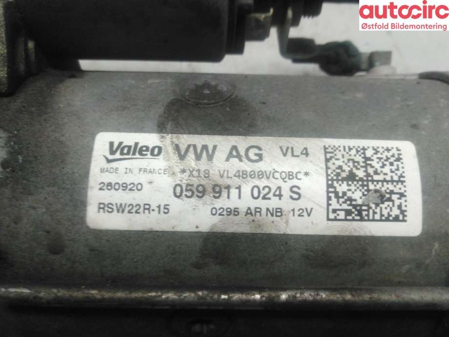 Starter diesel til VW Amarok 2016-2022 (Type I, Fase 2)  (VOLKSWAGEN|059 911 024 T|059 911 024 S|)