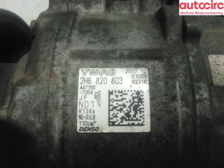 Aircondition kompressor til VW Amarok 2016-2022 (Type I, Fase 2)  (VOLKSWAGEN|2H6 820 803|)