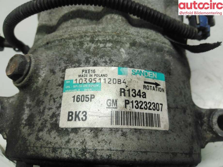 Aircondition kompressor til Opel Insignia A 2009-2014  (OPEL|13262839|)