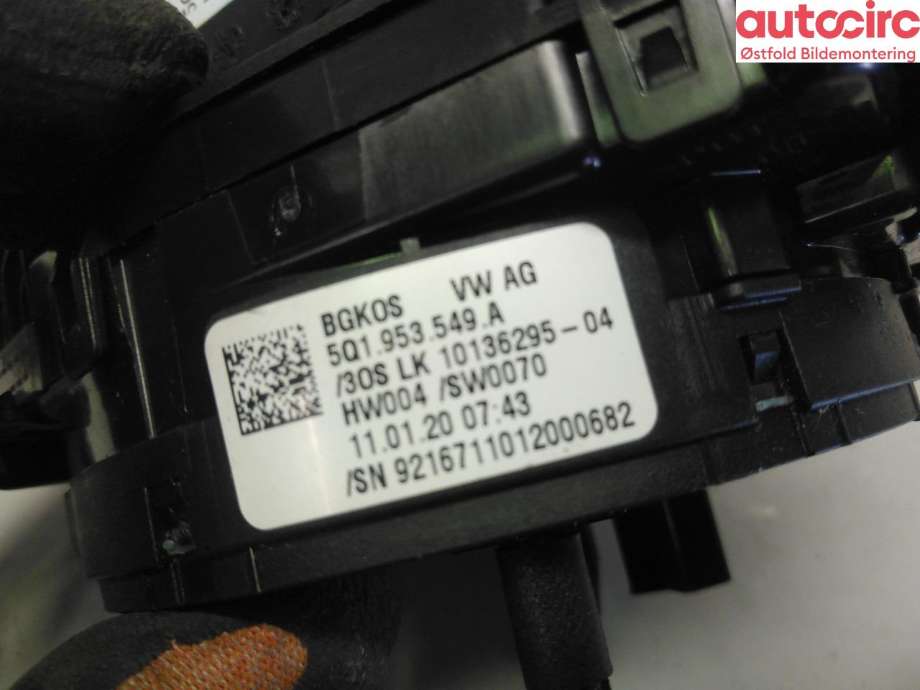 Bryter combi til VW Golf VIII 2020-->>  (VOLKSWAGEN|5Q1 953 507 R|)