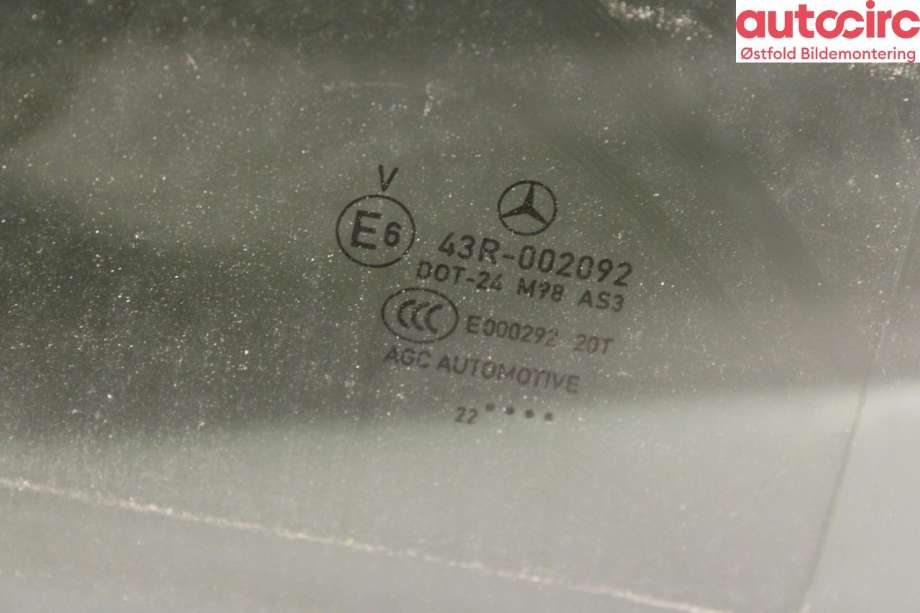 Siderute høyre bak til Mercedes EQB 2022-->>  (MERCEDES|A 243 735 04 00|)