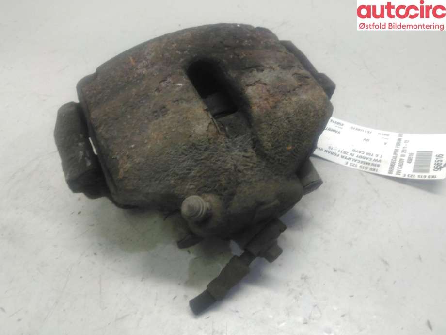 Bremsecaliper venstre foran til VW Caddy 2010-2015 (Type III, Fase 2) (VOLKSWAGEN|1K0 615 123 E|)
