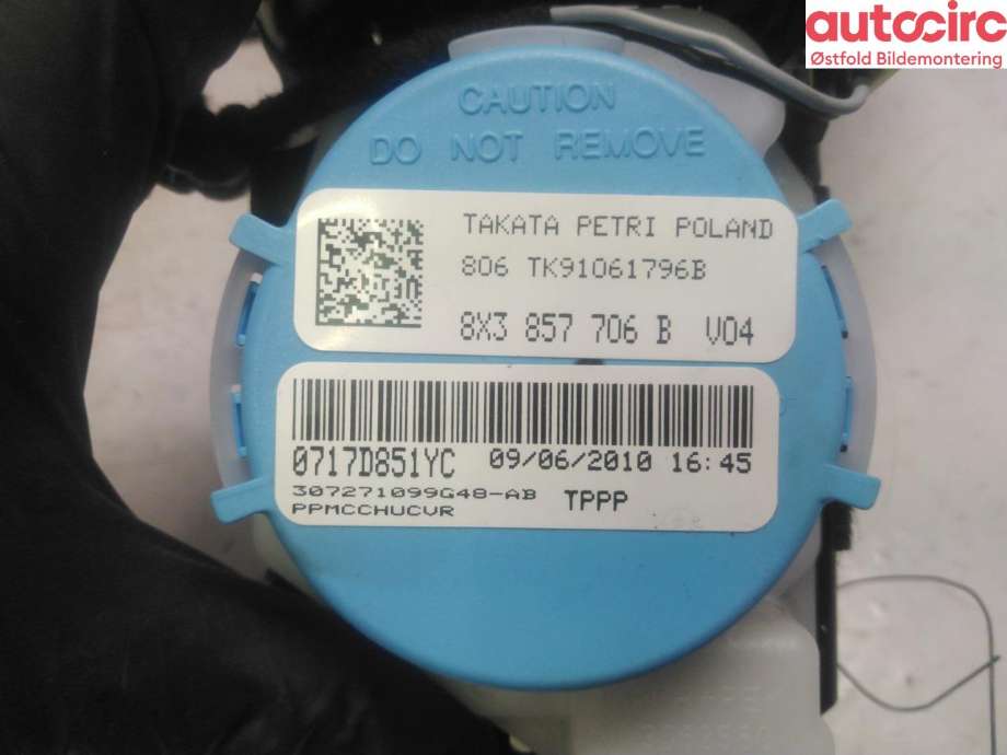 Airbag beltestrammer til Audi A1 2010-2014 (Type I, Fase 1)  (AUDI|)