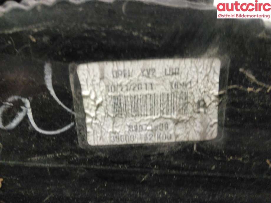 Baklykt høyre til Opel Agila 2008-2013  (OPEL|93193680|)