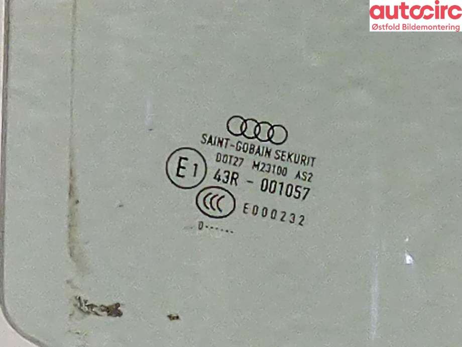 Siderute høyre bak til Audi A3 2009-2012 (Type II, Fase 2)  (AUDI|8P4 845 206 B|)