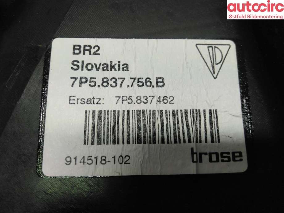 Ruteheis høyre foran til Porsche Cayenne 2010-2017 (92A) (92A) (PORSCHE|958 542 462 02|958 624 802 00|)