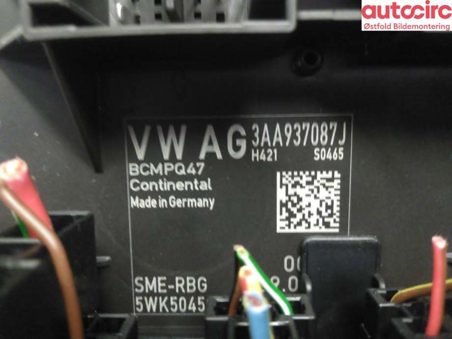 Styreenhet comfort (BCM) til VW Passat 2011-2015 (B7) (B7) (VOLKSWAGEN|3AA 959 433 B|)