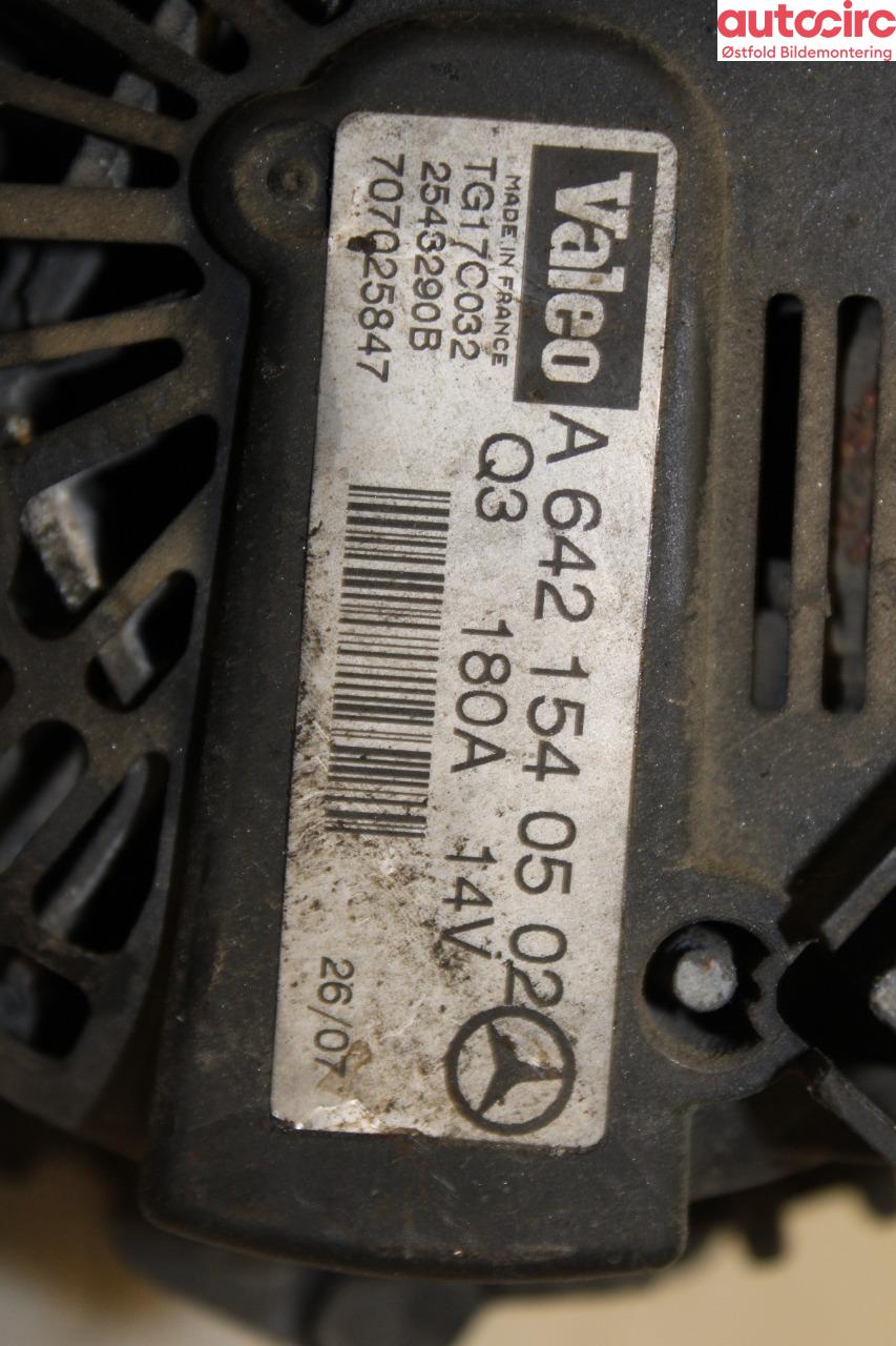 Dynamo til Mercedes ML 2005-2011 (W164) (W164) (MERCEDES|A 642 154 05 02|)