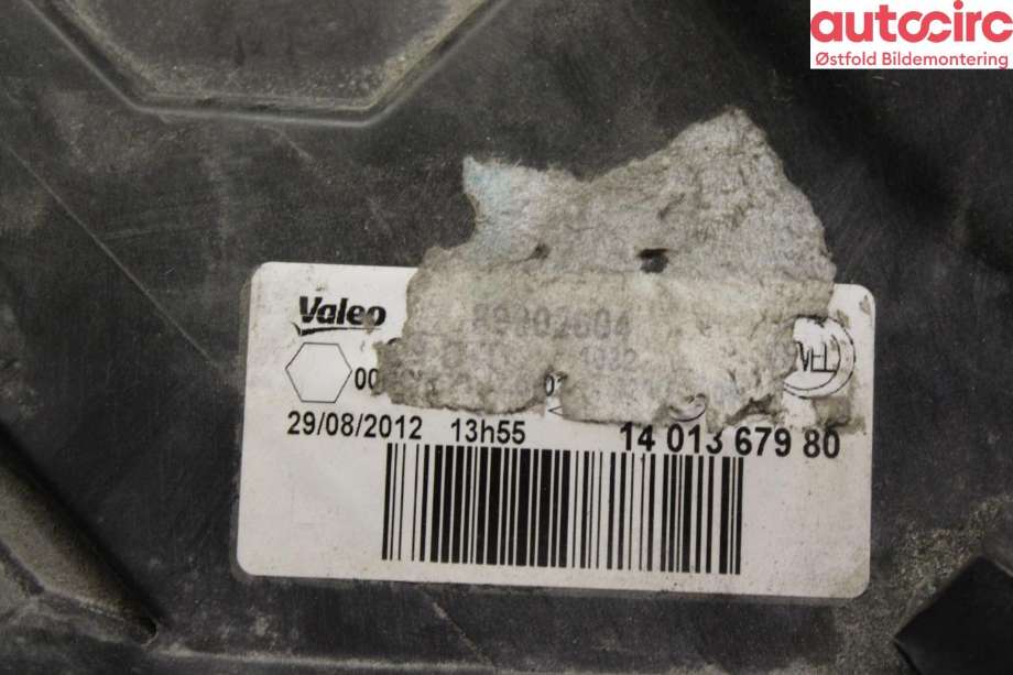 Frontlykt høyre halogen til Citroën Jumpy 2007-2016 (Type II) (CITROEN|)
