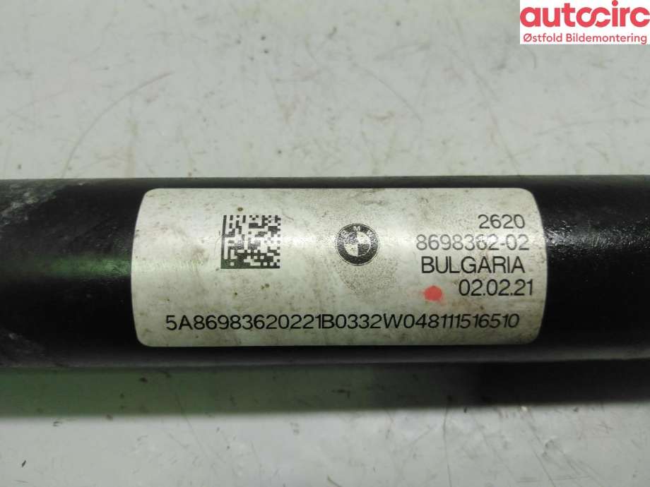 Mellomaksel fremre til BMW 3-Serie 2018-->> (G20) (G20) (BMW|26 20 8 698 362|)