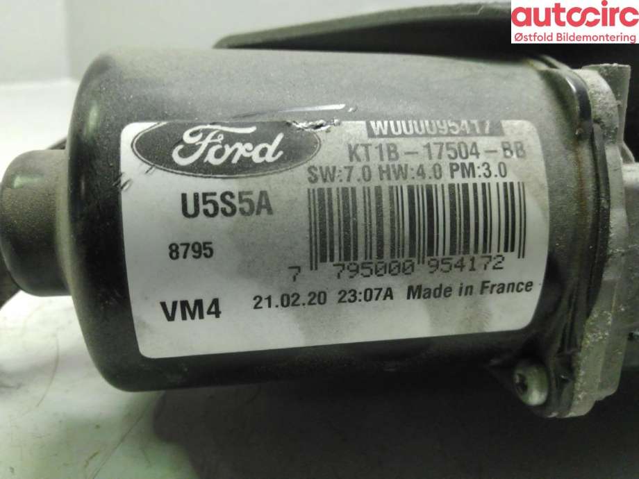 Viskeroverføring til Ford Transit Connect 2018-->> Type II, Fase 2  (FORD|2283434|)
