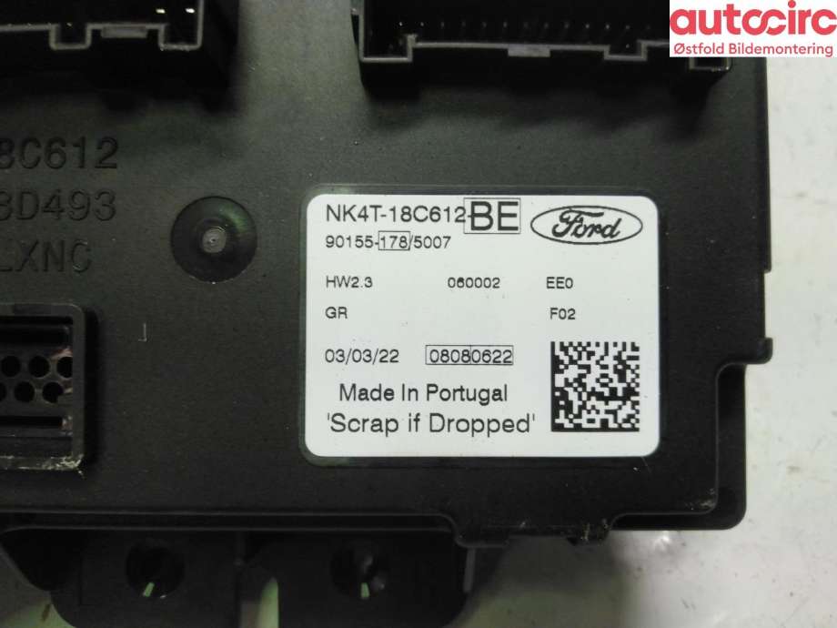 Styreenhet diverse til Ford E-Transit 2022-->>  (FORD|2611674||NK4T-18C612-BE)