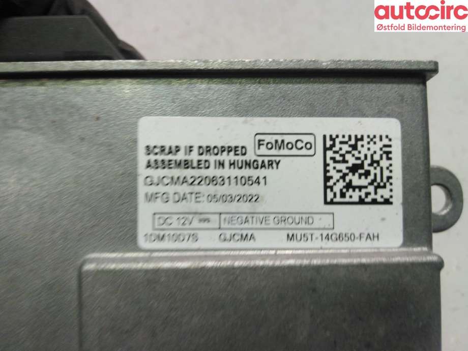 Styreenhet diverse til Ford E-Transit 2022-->>  (FORD|2655726||MU5T14G650FAH)