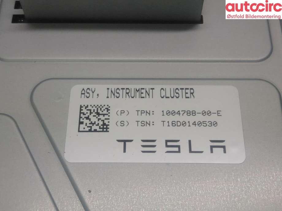 Instrumentpanel til Tesla Model S 2016-2021 (Fase 2) (TESLA|)