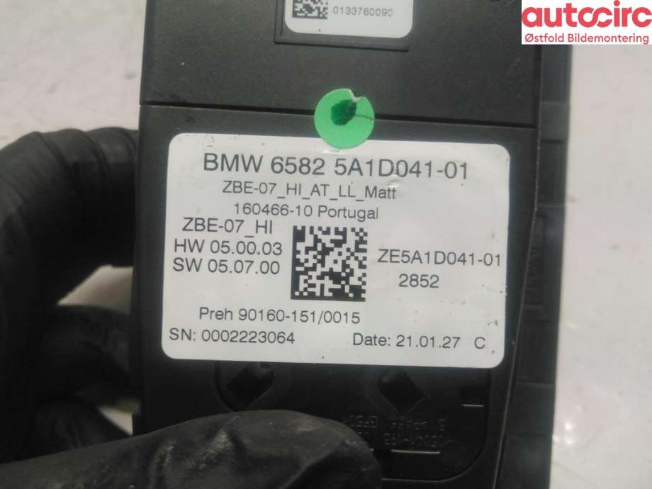 Diverse deler til BMW 3-Serie 2018-->> (G20) (G20) (BMW|65 82 5 A1D 041|)