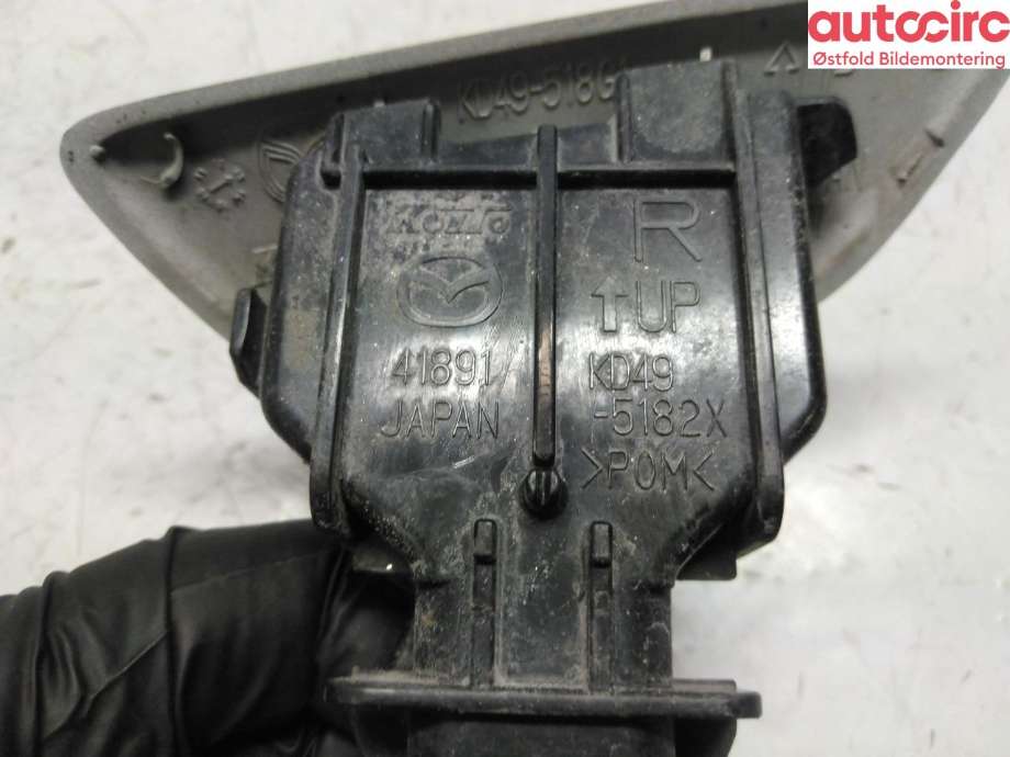 Lyktespylerdyse til Mazda CX-5 2012-2017 (Type I)  (MAZDA|KD495182X|)