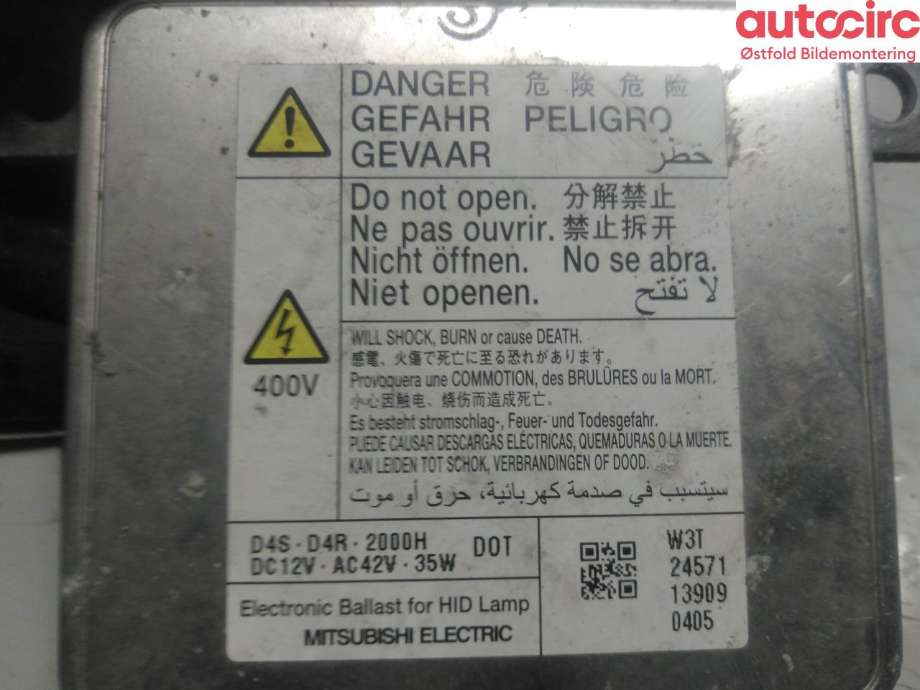 Styreenhet xenon/ballast til Mazda CX-5 2012-2017 (Type I)  (MAZDA|BHN3510H3|)