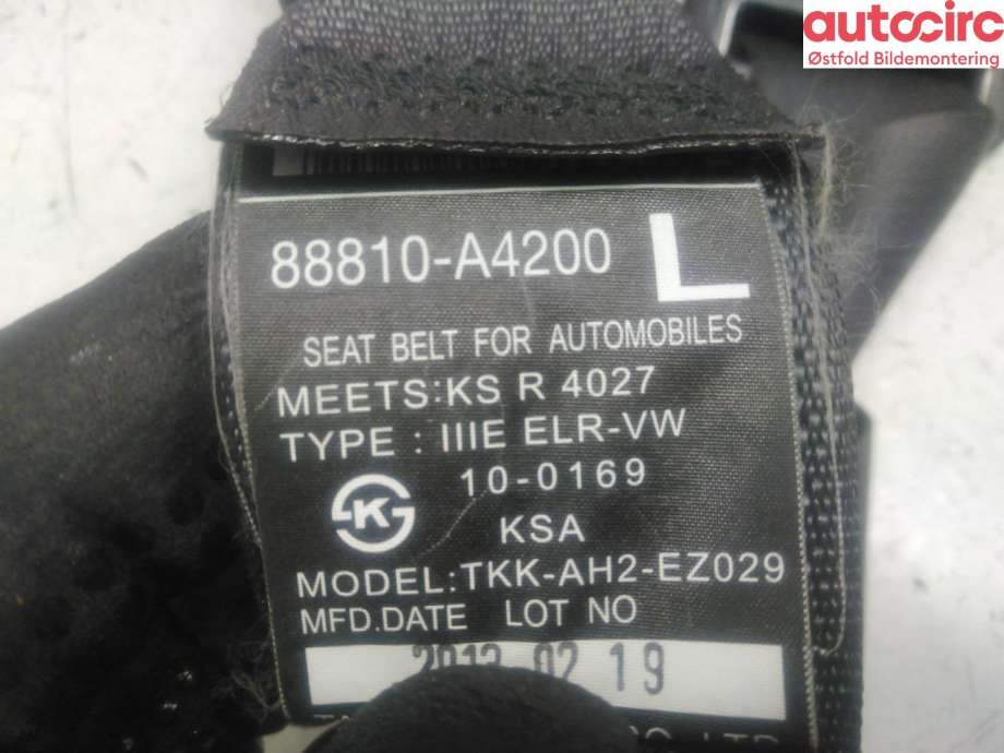 Airbag beltestrammer til Kia Carens 2013-2018 Type III (KIA|88810A4200WK|)