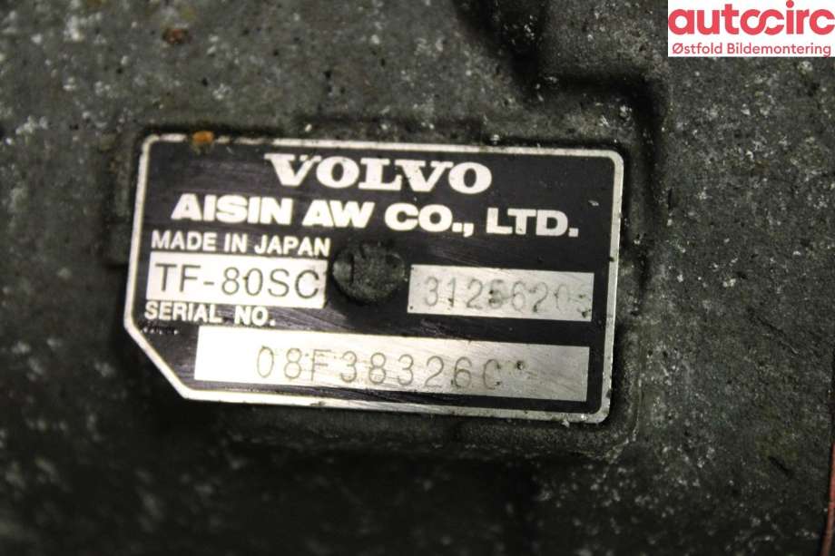 Girkasse automat til Volvo S80 2006-2013 (Type II, Fase 1)  (VOLVO|36050325|)