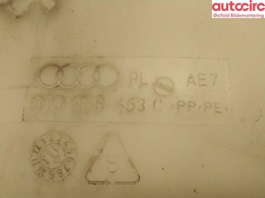 Spylertank til Audi A4 2007-2014 (Type IV) (B8) (B8) (AUDI|8T0 955 453 C|)