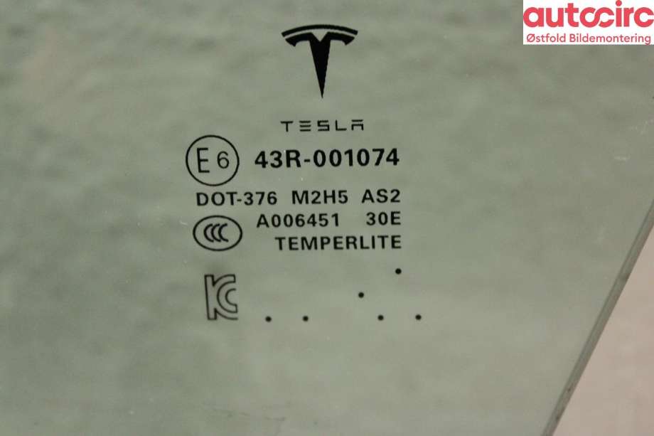 Siderute venstre foran til Tesla Model S 2013-2016 (Fase 1) (TESLA|6006547-00-C|)