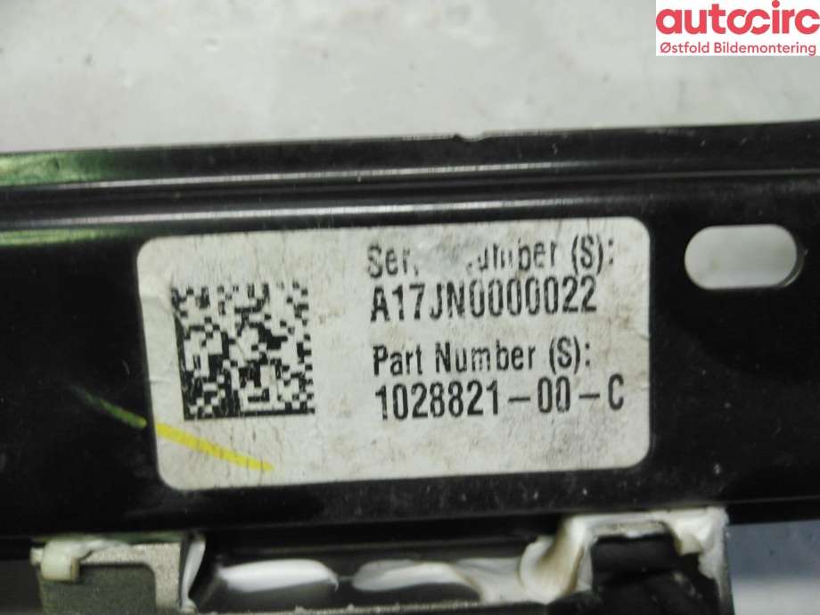Ruteheis høyre bak til Tesla Model X 2016-->> (TESLA|1028821-00-C|)