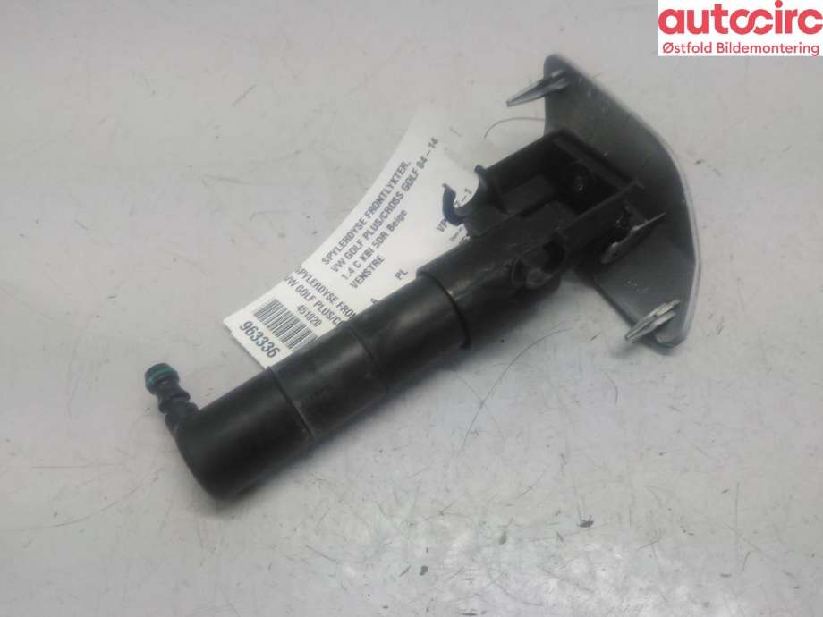 Lyktespylerdyse til VW Golf, Plus/Cross 2009-2013 (Fase 2)  (VOLKSWAGEN|5M0 955 978 B|)