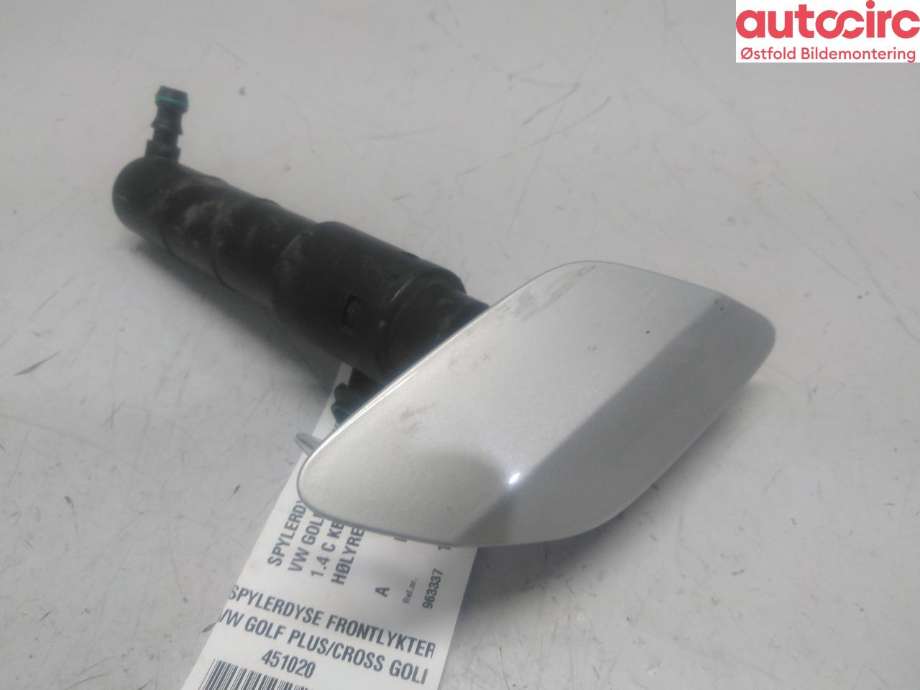 Lyktespylerdyse til VW Golf, Plus/Cross 2009-2013 (Fase 2) (VOLKSWAGEN|5M0 955 978 B|)