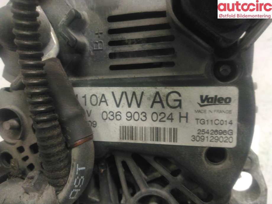 Dynamo til VW Golf, Plus/Cross 2009-2013 (Fase 2)  (VOLKSWAGEN|)