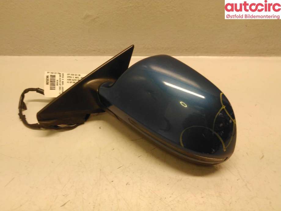 Speil venstre til Audi A3 2009-2012 (Type II, Fase 2)  (AUDI|8P1 858 531 EB|)