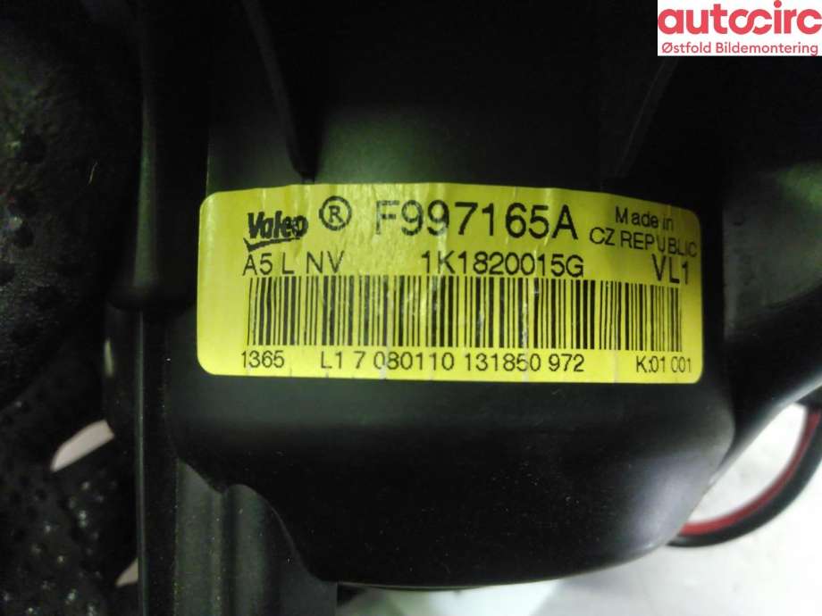 Varmeapparat motor til Audi A3 2009-2012 (Type II, Fase 2)  (AUDI|)
