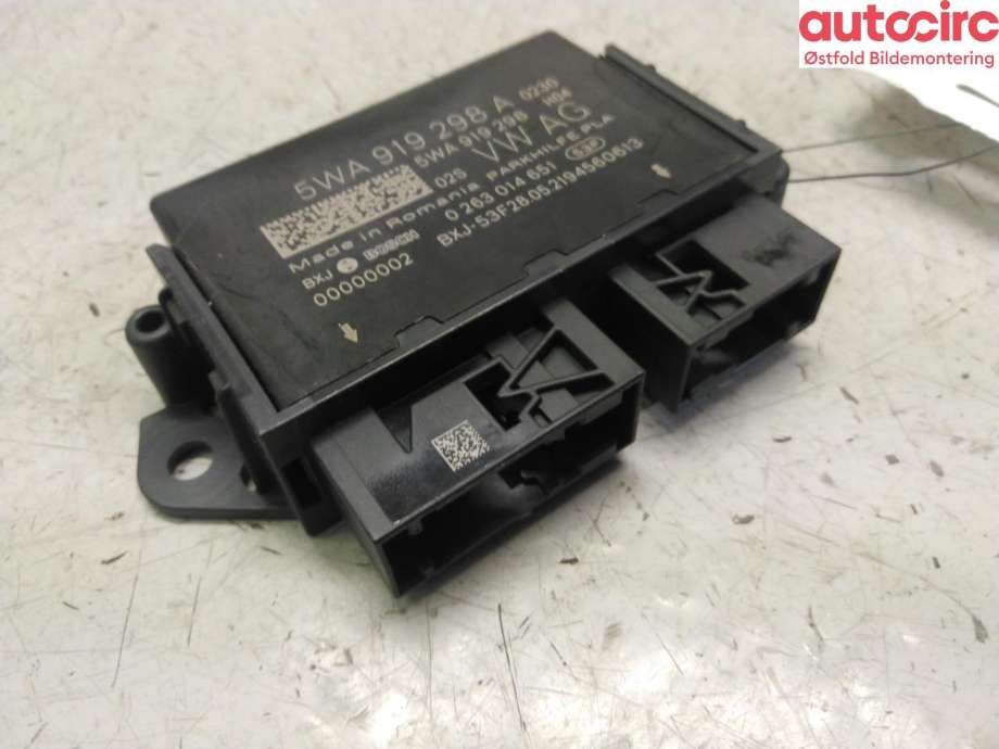Styreenhet parkering til Audi A3 2020-->> (Type IV) (AUDI|5WA 919 298 A|)