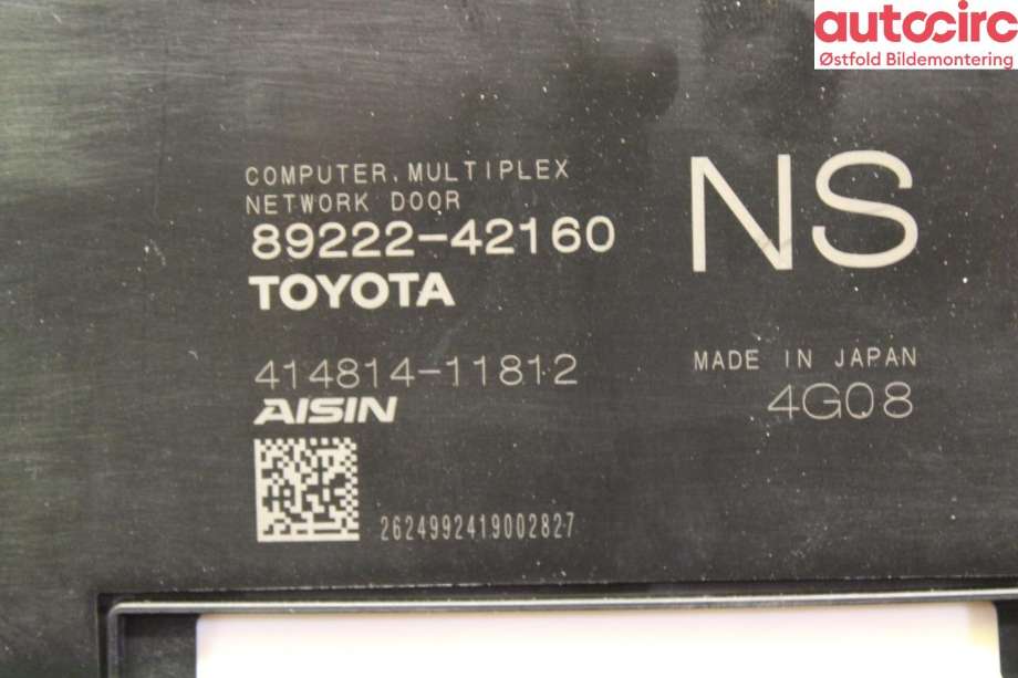 Styreenhet elektrisk bakluke til Toyota bZ4X 2022-->>  (TOYOTA|8922242160|)
