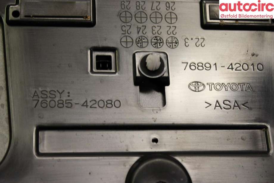 Spoiler bakluke til Toyota bZ4X 2022-->>  (TOYOTA|7608542909|)