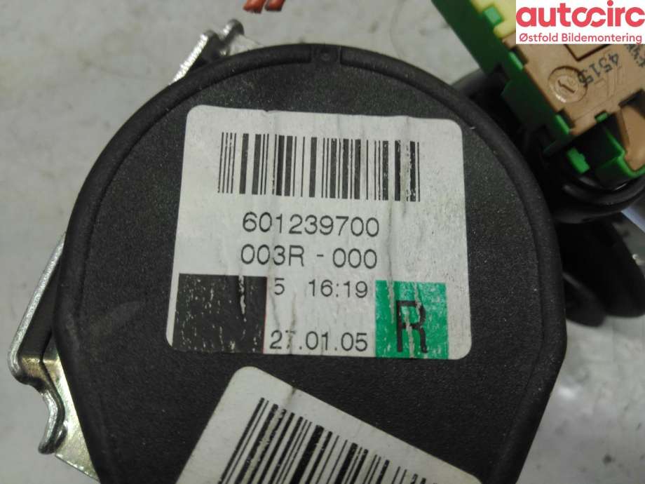 Sikkerhetsbelte bak høyre til Volvo XC90 2002-2006 (Type I, Fase 1) (VOLVO|)
