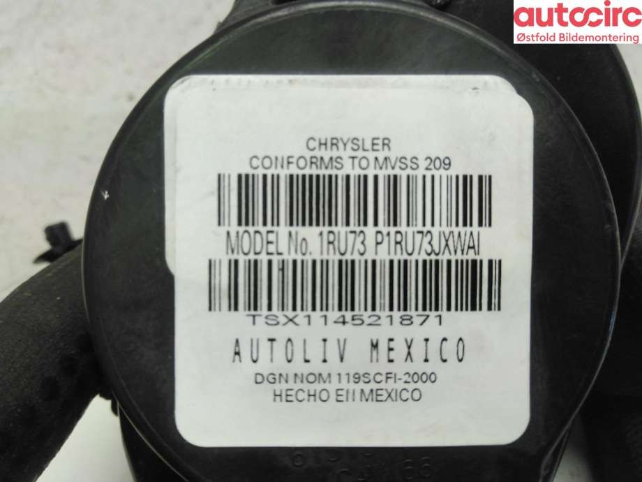 Airbag beltestrammer til Fiat 500 2008-2020  (FIAT|)