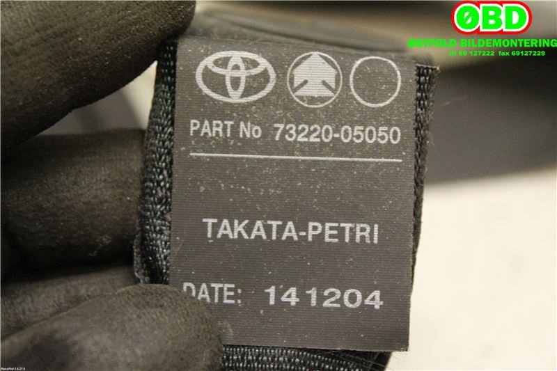 Airbag beltestrammer til Toyota Avensis 2003-2008 (Type II)  (TOYOTA|7322005051C0||7322005050)