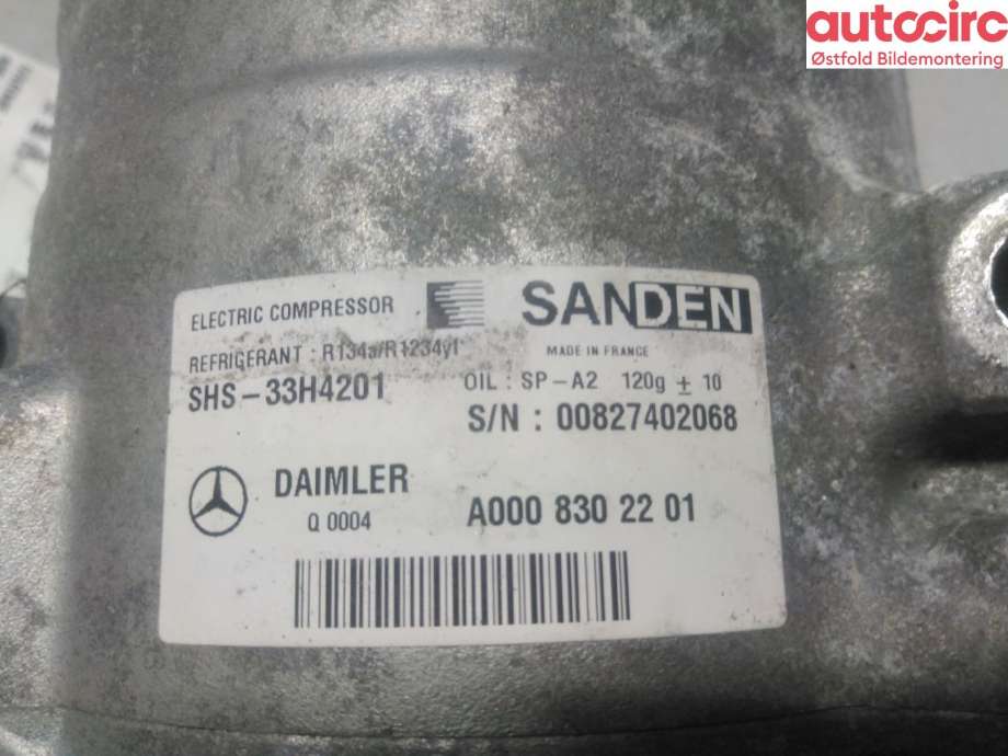 Aircondition kompressor til Mercedes A-Klasse 2018-->> (W177) (W177) (MERCEDES|A 000 830 22 01|)