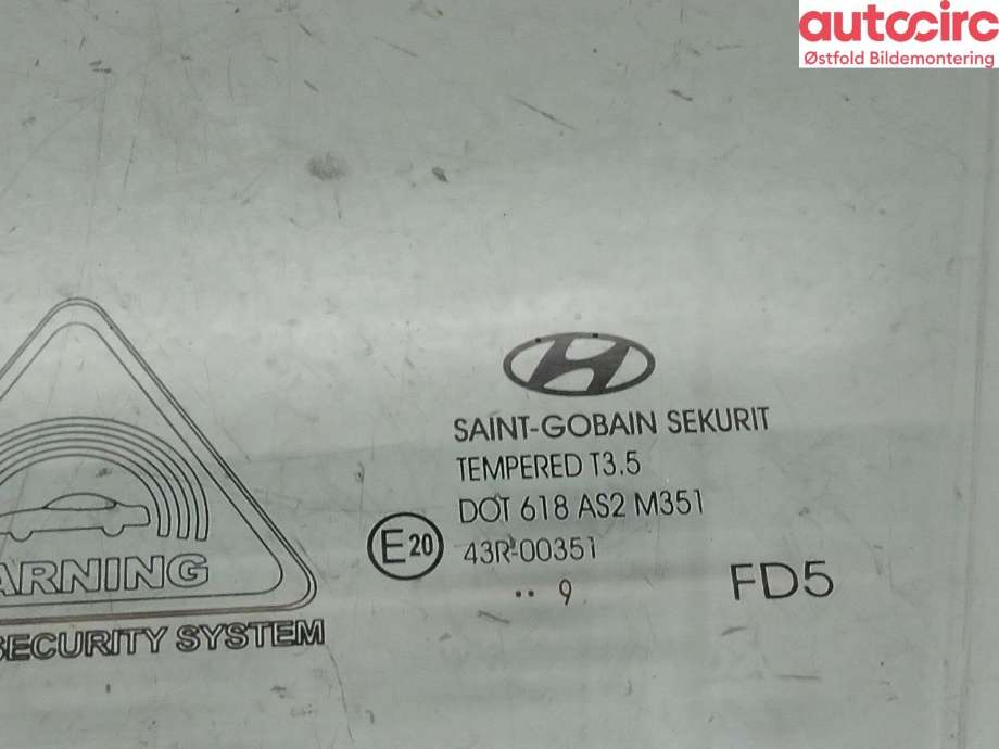 Siderute venstre foran til Hyundai i30 2007-2012 (Type I)  (HYUNDAI|824112R010|)