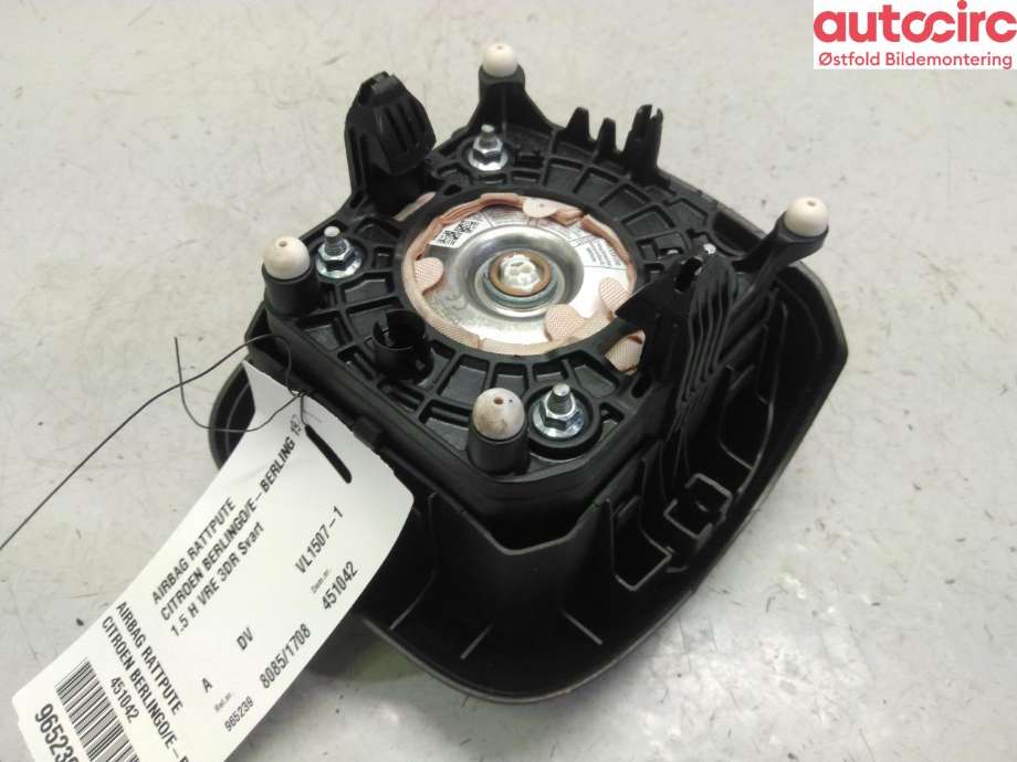 Airbag rattpute til Citroën Berlingo 2019-->> (Type III)  (CITROEN|98 185 170 ZD|)