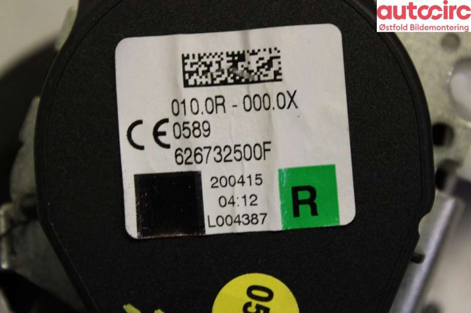 Airbag beltestrammer til Škoda Fabia 2014-2021 (Type III)  (SKODA|6V0 857 702 A|)